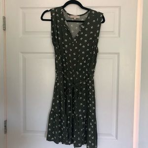 LOFT dress with tie waist